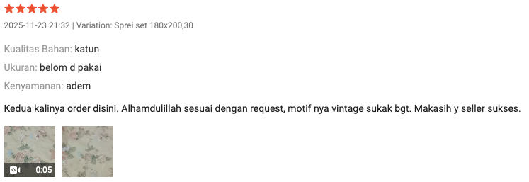 Review pelanggan Couche Home